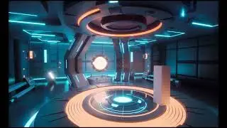 UE5 Sci-fi Virtual Space Preview