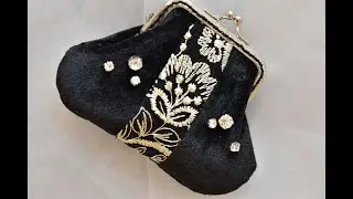 Maximalist Velvet & Lace Clasp Purse Tutorial | Step-by-Step Sewing Guide