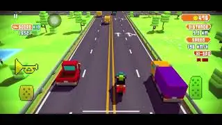 Blocky Highway (One Way Mode) New World Record 84,646 points