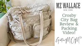 MZ WALLACE | Crosby City Bag Review & Packing Video! | GatorMOM