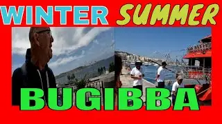 Summer & Winter In Bugibba, New ferry Landing, Breakwater Update With Subscribers Meetup,  MALTA