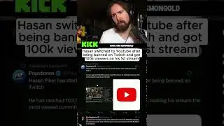 Hasan switched to Youtube after being banned on Twitch and got 100k viewers on his 1st stream