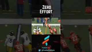 Diontae Johnson out here with zero effort on the play #football #nfl #reels #shorts #steelers