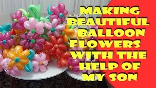 balloon twist beautiful flower || balloon twist || Two Balloon Flower