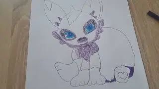 Shimmer and shine teenie genies parisa pet fox coloring pages 