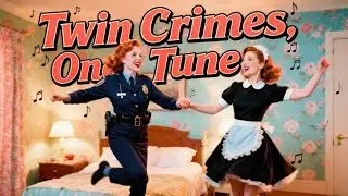 Twin Crimes, One Tune | 1950s Barbershop Style AI Music Video
