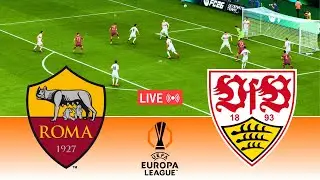 LIVE Roma vs VfB Stuttgart | Europa League 25/26 &ndash; Video Game Simulation