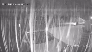 Close up view of lightning traveling to earth, camera is eighteen feet away from impact