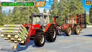 NEW Equipment. Spreading Lime. Tedding. Cultivating ⭐ No Man's Land #12 ⭐ FS19 4K Timelapse