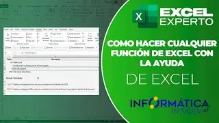 COMO HACER CUALQUIER FUNCIÓN DE EXCEL CON AYUDA DEL PROGRAMA