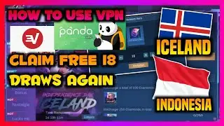 HOW TO USE VPN EXPRESS & PANDA VPN || ICELAND & INDONESIA KOF EVENT || EXTRA FREE 18 KOF TICKETS
