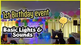 BASIC SOUNDS & LIGHTS SETUP #lightsandsounds #basicsetup #subscribers