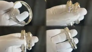 चांदी का कड़ा नई डिजाइन 2025 | Silver name kada design 2025