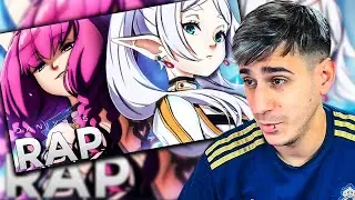 REACCIONANDO a Frieren Vs Aura Rap - Danixdcs Ft. SnowInTheGame