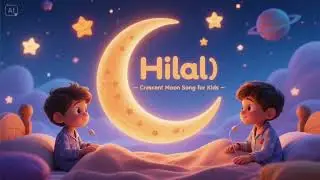 Hilal 🌙✨ | Crescent Moon Song for Kids | Peaceful Bedtime Islamic Lullaby