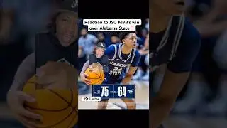 Reaction to JSU MBB&rsquo;s win over Alabama State‼️ #jacksonstate #hbcu #mississippi