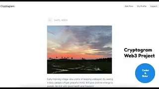 Image sharing app (Cryptogram) - web3 project