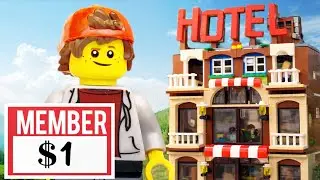 I built a LEGO Hotel Room by only using the pieces I have ...