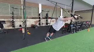TRX Standing Oblique Rollout