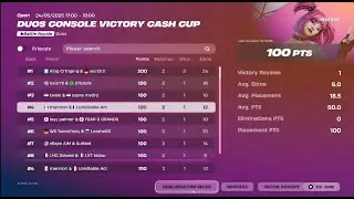 How we qualed duo console victory cup and earnt $100 (4K 120FPS)