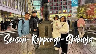 LONG FIRST DAY IN TOKYO | Shibuya Streets, Roppongi Nights & Sensoji Temple