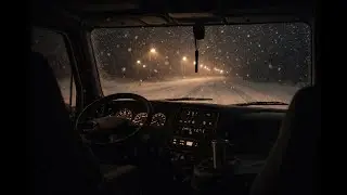 Diesel Engine Idle Sound for Sleep (Truck Cab Night Ambience, No Talking)