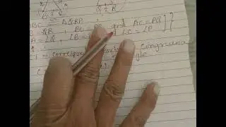 NCERT Math's solution class-9th chapter -7 Triangle ( introduction  part-3) rule of sss
