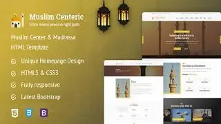 Muslim Centeric - Islamic and Multipurpose HTML Template | Themeforest Website Templates and Themes