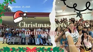 Christmas party 🎉 🎄 -Tito/Tita edition(grade 11- nicholas)