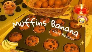 Cozy Baking Vlog | Banana Muffins with Spoon Measurement 🧁🍌