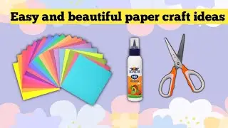 2 Easy and beautiful paper wall hanging craft ideas | Paper flower ideas | How to make | home decor