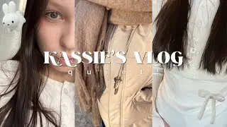 KASSIE&rsquo;S VLOG ‧₊ ๋࣭ ‧ quiet | grwm, routine, school, new phone, new nails !