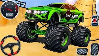 Impossible Monster Truck Mega Ramp Driving - Extreme GT Car Stunt Racing Games - Android Gameplay