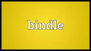 Bindle Meaning