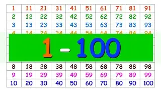 Number Words | 1-100 | Count 1 to 100 | 1-1000 part1 | Varun biwanl