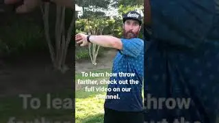 How to THROW FARTHER in Disc Golf