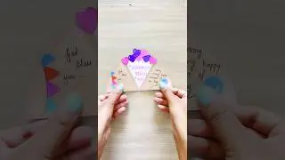 Make a Colorful Birthday Balloon Greeting Card | Fun Craft Idea #balloons