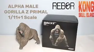 REBOR ALPHA MALE MOUNTAIN GORILLA Z PRIMAL Scale 1 11+1 Figure Unboxing & Review!