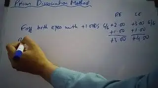 Subjective Refraction: Binocular Balancing: Prism Dissociation Method