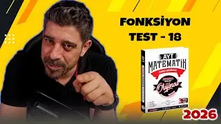 Fonksiyon TEST 18 | 2026 ORİJİNAL MATEMATİK AYT SORU BANKASI | #yks2026