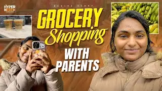Поход за продуктами на выходные с родителями | Простой семейный видеоблог | Навина Редди