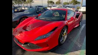 Red Ferrari F8 Tributo Supercar #cars #luxurycar #sportscar #supercars #ferrari #ferrarif8 #car #v8 