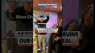 Ranking The Worst Gender Reveal Fails🤣😍#ranking #funny #genderreveal