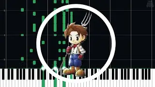 Fall - Harvest Moon: Friends of Mineral Town - Intermediate Piano Tutorial