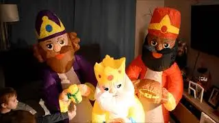 Deflating over 100 Halloween Christmas Easter Inflatables Airblown