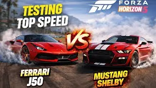 🔥 Ferrari J50 vs Mustang Shelby GT500 — Drifting & Exploring Forza Horizon 5! 🔥| EP-4