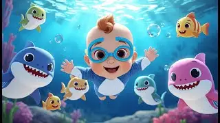Baby Shark’s Ocean Party! 🦈🎉 | Fun Kids Song for Toddlers & Preschoolers
