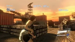 Resident Evil 6 mercenaries High Seas Fortress solo - 150 combo gameplay - Jill RE3