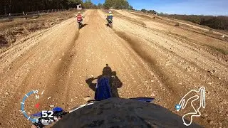 125 yz Yamaha Terrain motocross Leuglay (gopro)