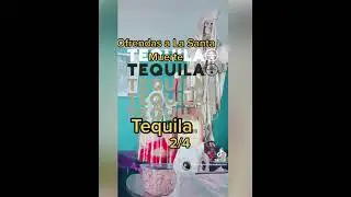 Altar a La Santa Muerte/ tequila , bebidas 🍷🍺